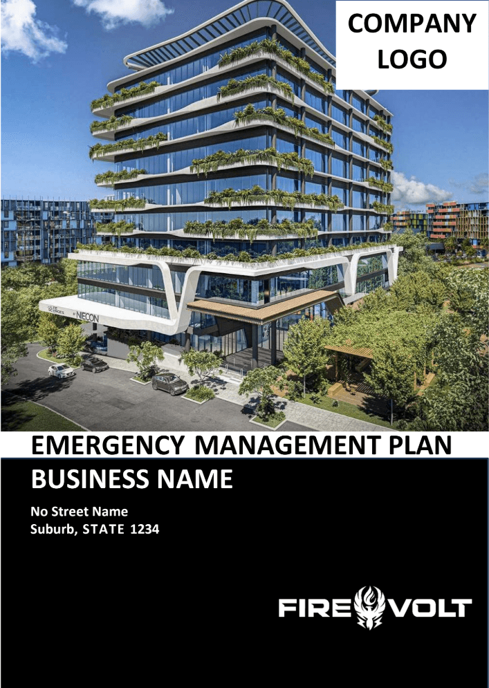 Professional emergency plan documentation example