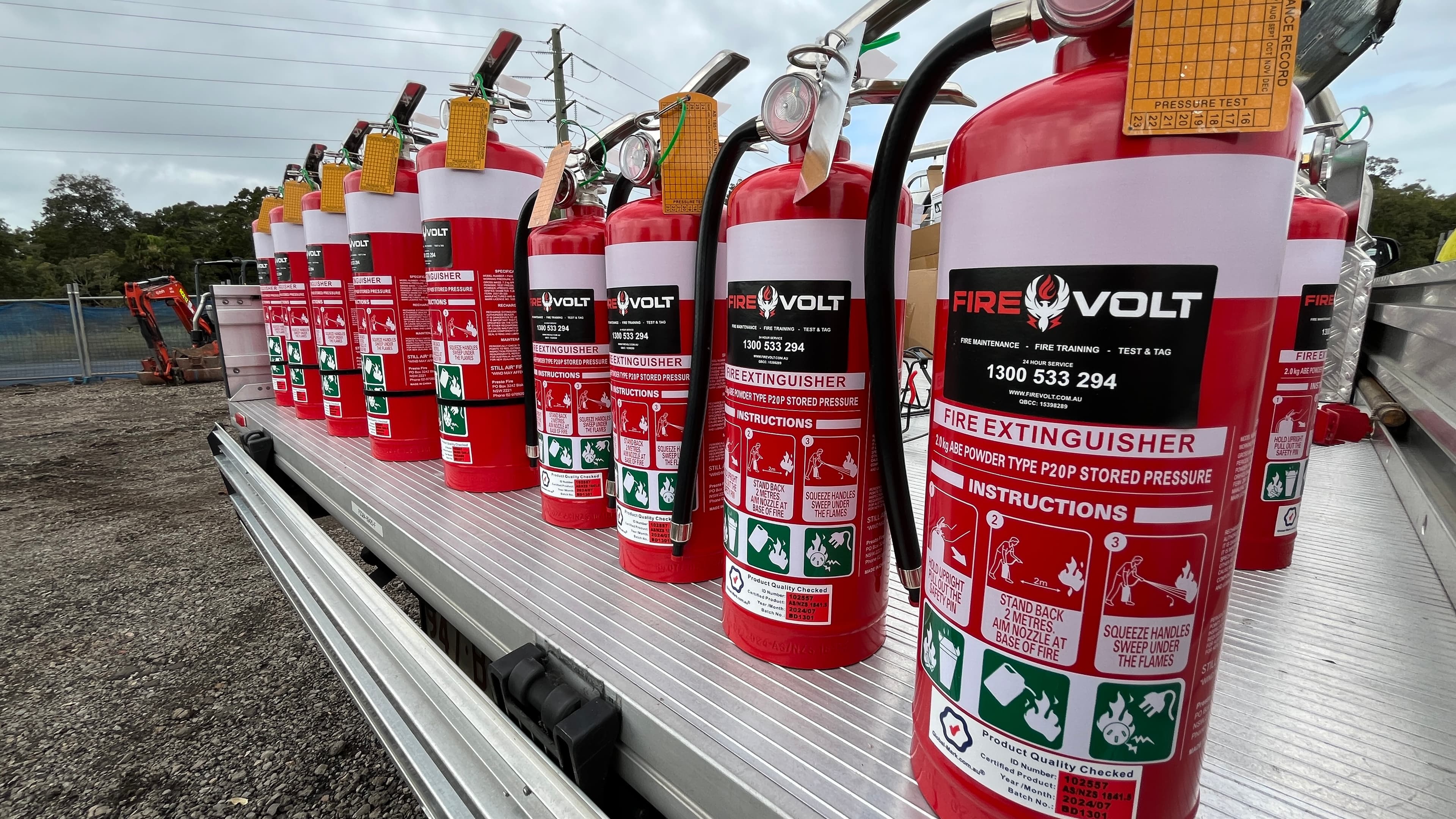 Fire extinguisher servicing